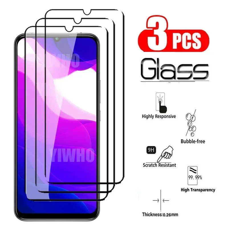 

Защитное стекло для XIAOMI 10 lite, 3 шт.