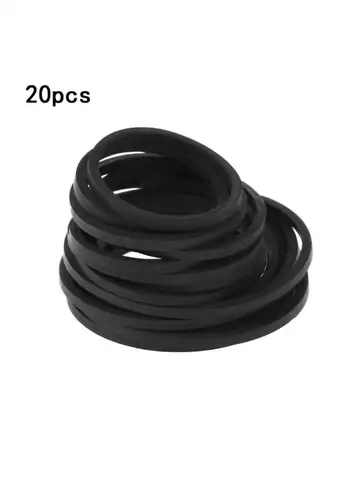 20 шт. Универсальный квадратный резиновый ремень шириной 2 мм 40-65 мм/75-100 мм/110-145 мм Смешанные ленты для кассетной ленты, черный