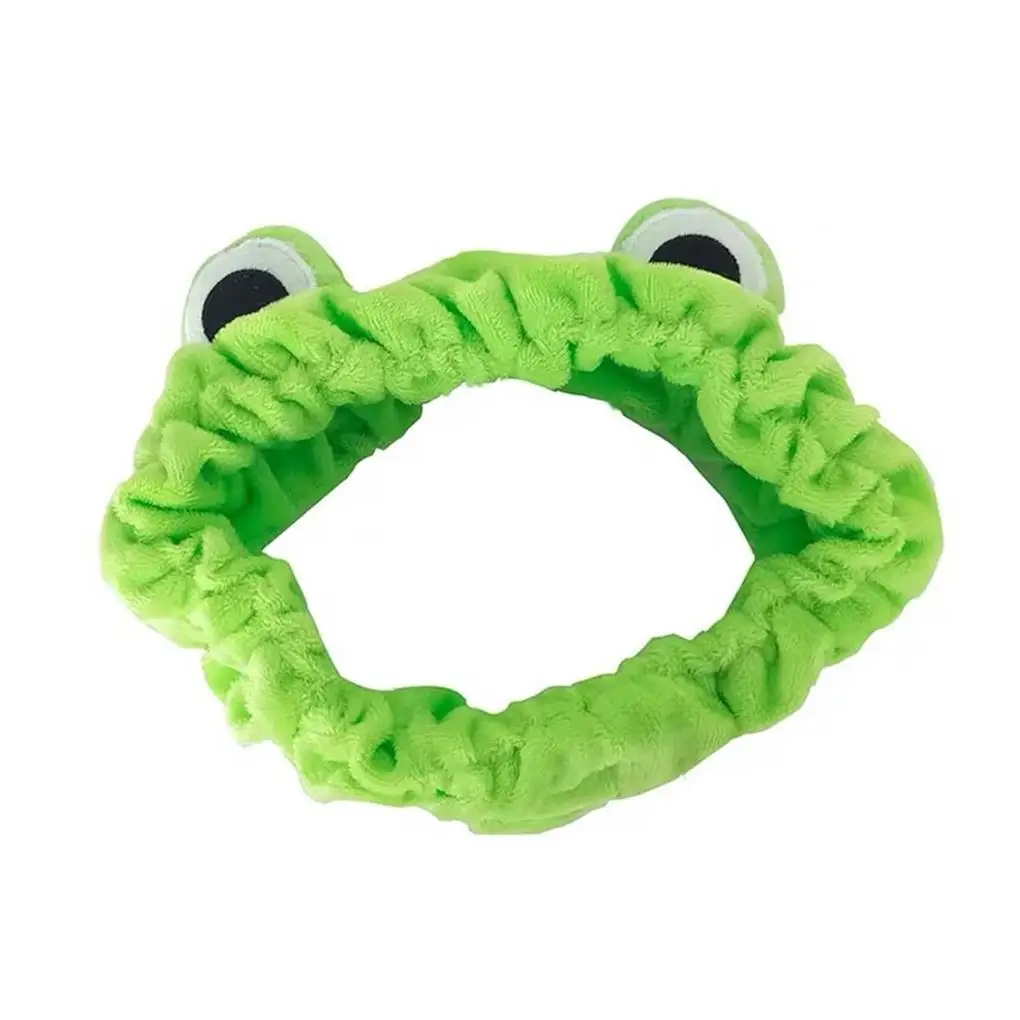 

Funny Frog Makeup Headband Wide-brimmed Elastic Hairbands Cute Girls Hair Bands Women Hair Accessories Girls Hairband