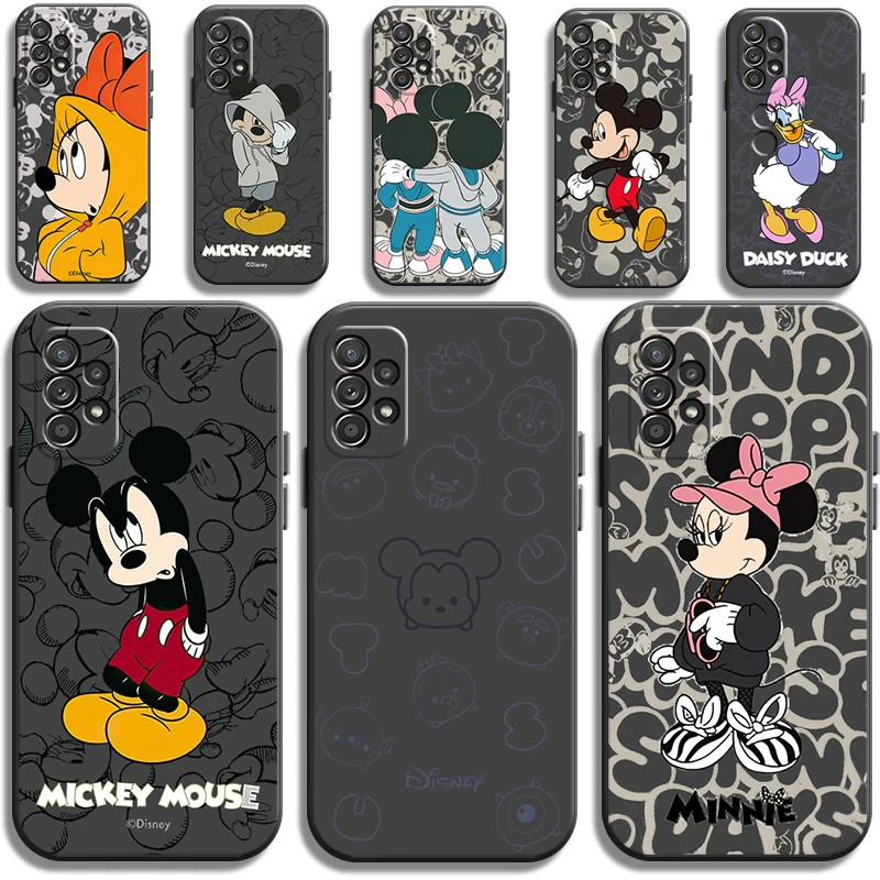 

Disney Mickey Mouse Phone Cases For Samsung Galaxy S21 UItra S20 Lite S8 Plus S9 Plus S10 S10E S10 Lite M11 M12 Back Cover