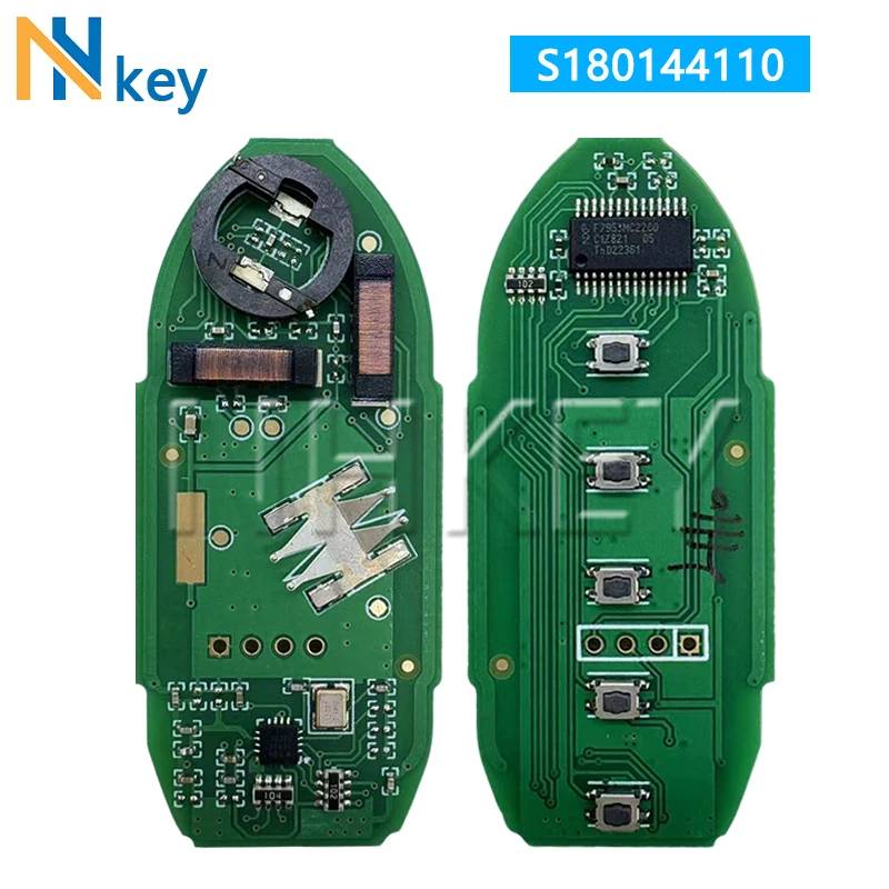 Фото Автомобильный ключ-пульт NH KEY S180144110/S180144310 KR5S180144014/106 для Nissan Rogue 2017-2019, Altima, Maxima 2016-2019, 433 МГц, чип 4A №2