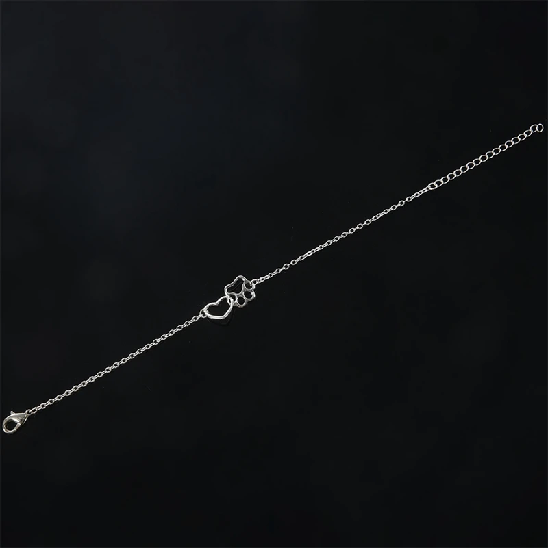 Женские браслеты со следами домашних животных ракушки милые животные собака