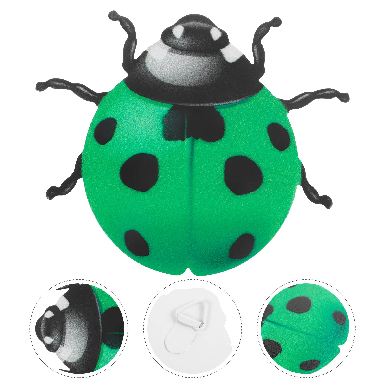 

Iron Beetle Metal Ladybug Decoration Wall Garden Decorations Shaped Outdoor Yard Ornament Ladybugs Household
