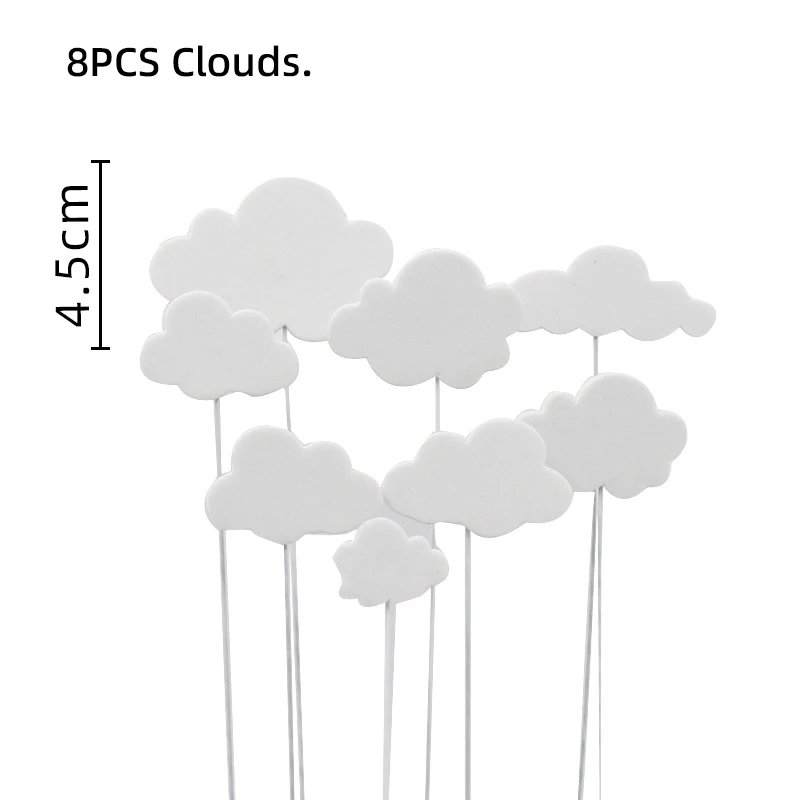 

Фигурки единорогов и радужных тортов для украшения дня рождения