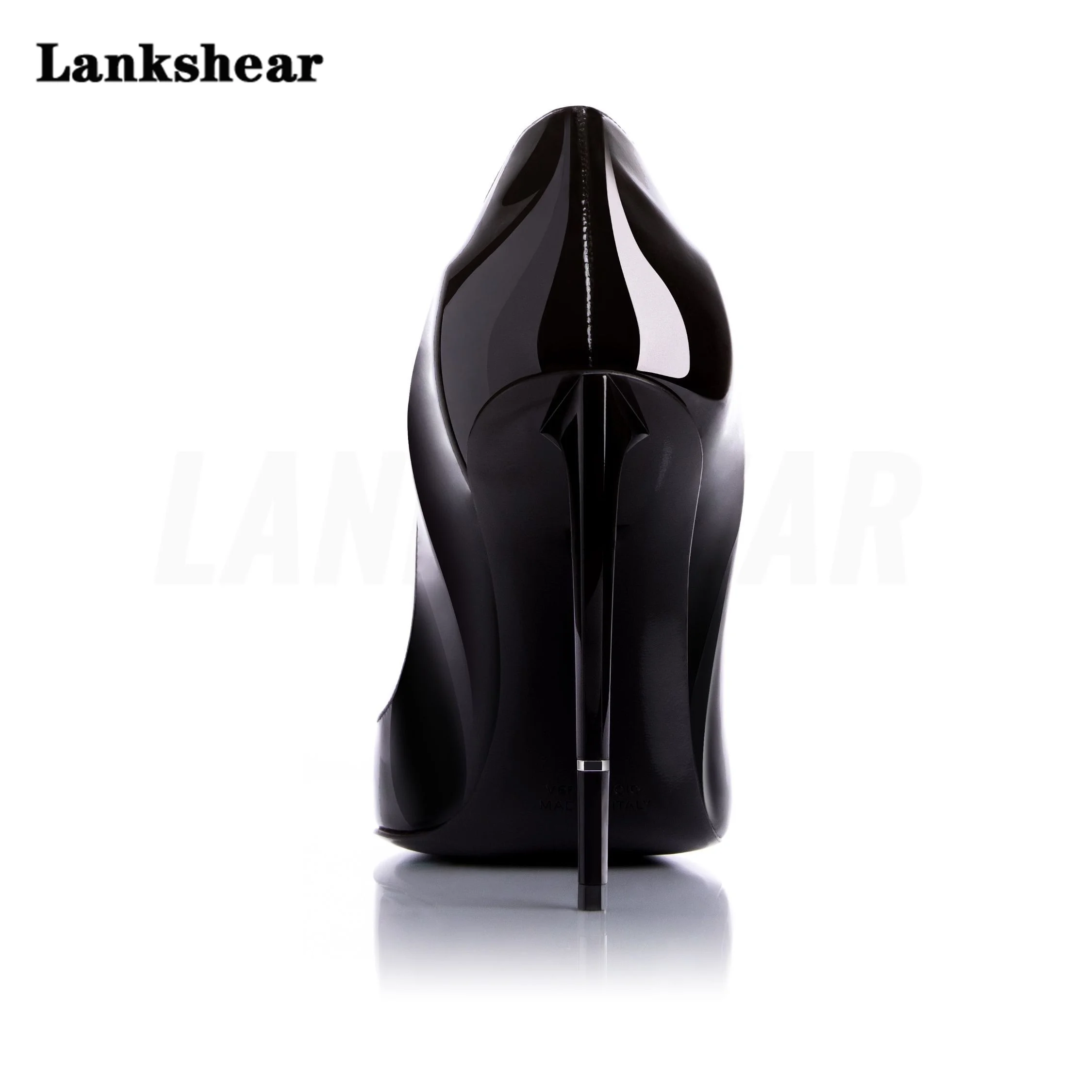 Shallow Mouth Pointed Sheepskin Mixed Color Pumps Women's High Heels Shoes Patent Leather High Heels Wedding Shoes Women