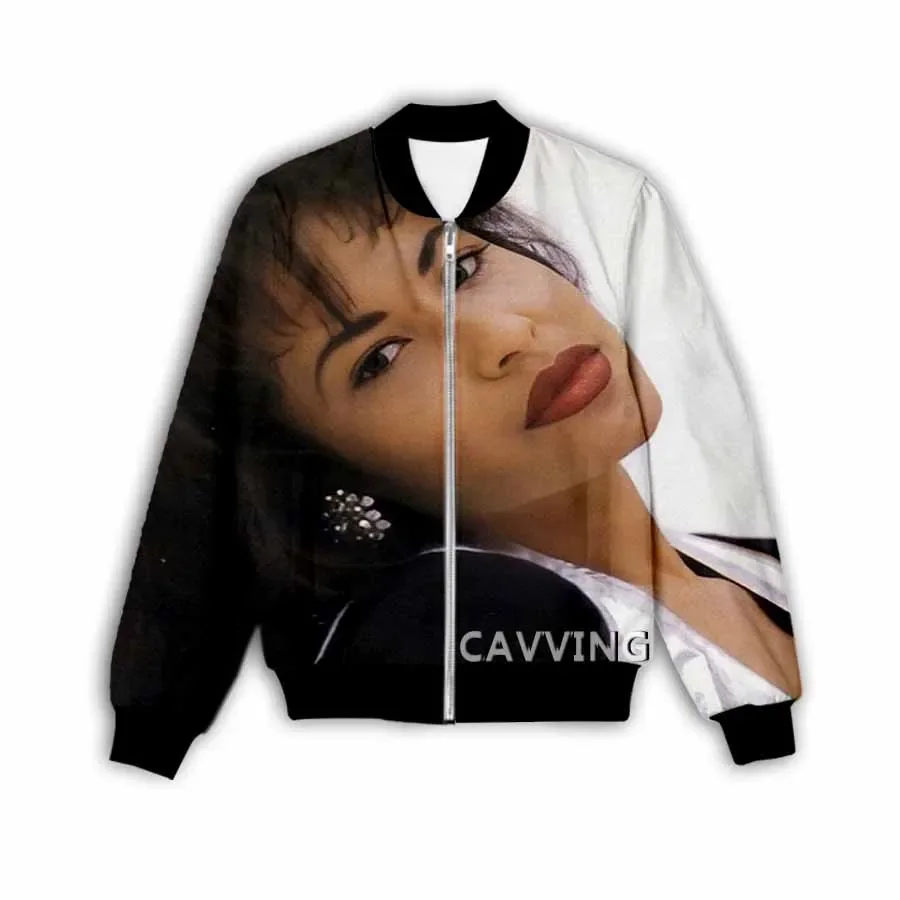 Новая модная женская/мужская куртка-бомбер на молнии с 3D принтом Селена