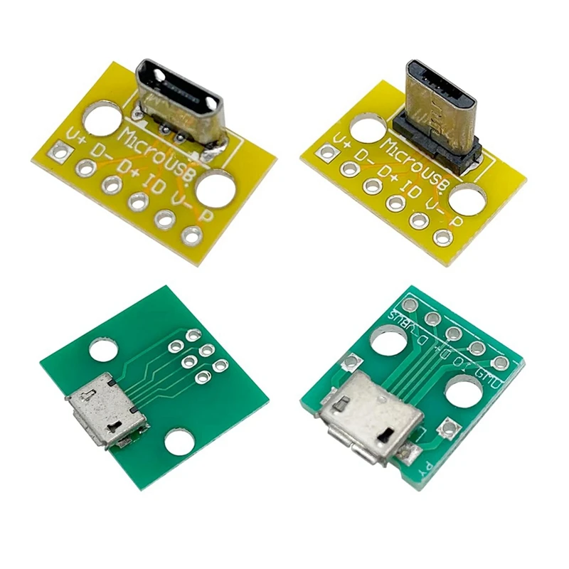 Разъем Mini USB-DIP с печатной платой Micro-USB USB 2.0 Type C B 3.0 набор адаптеров для моделей 16
