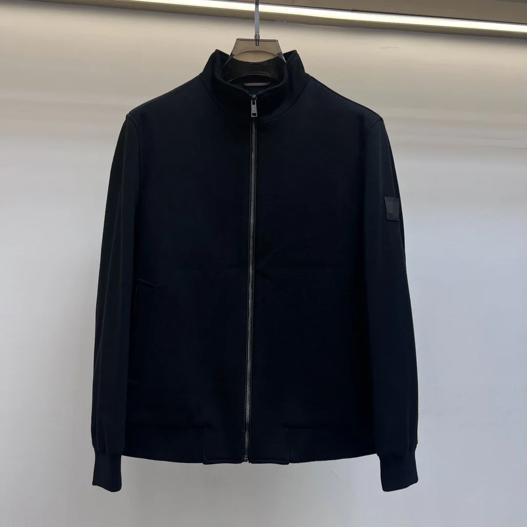 2025DIKU JING шерстяная вязаная и кожаная куртка которая идеально сочетает в себе