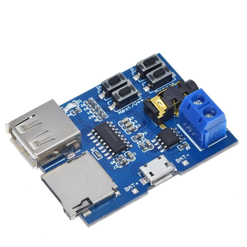 TF-карта U-Disk MP3 Плата декодера с форматом Module Расшифровка усилителей Audio Player |
