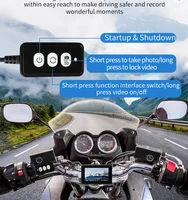 factory price new motorcycle dash cam c20 m waterproof speed warning hd video camera device with hud head up display compass