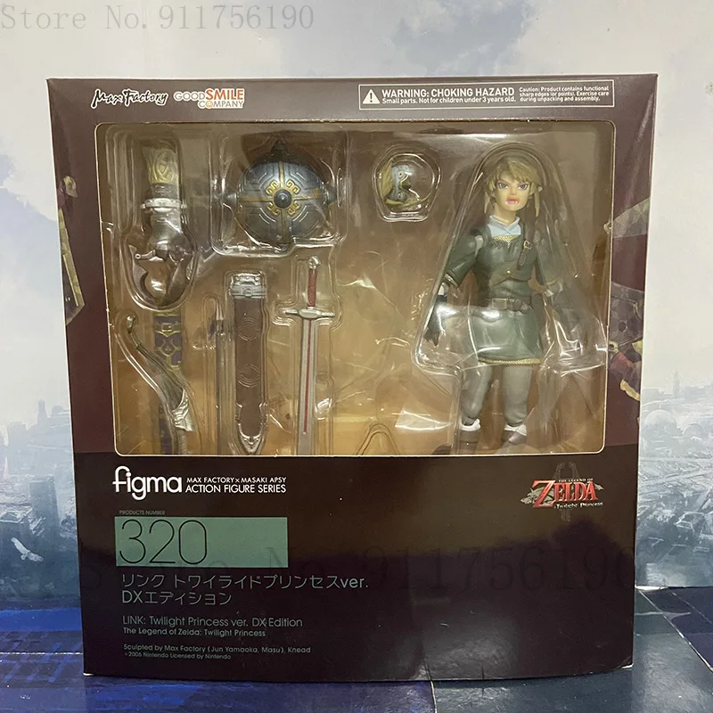 

The Zelda Twilight Princess Link Figma 320 Action Figure #319 PVC Skyward Sword Movable Joint Collectible Model Toys Gift 16CM