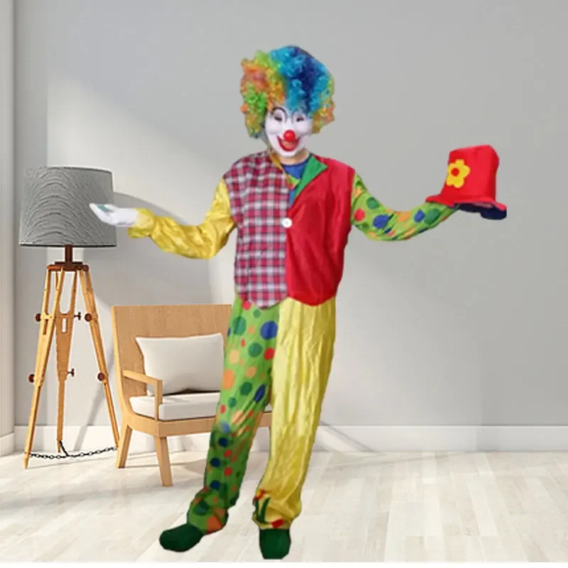 Джокер костюм талисмана Пипо клоун персонаж талисман ходячий актера косплей