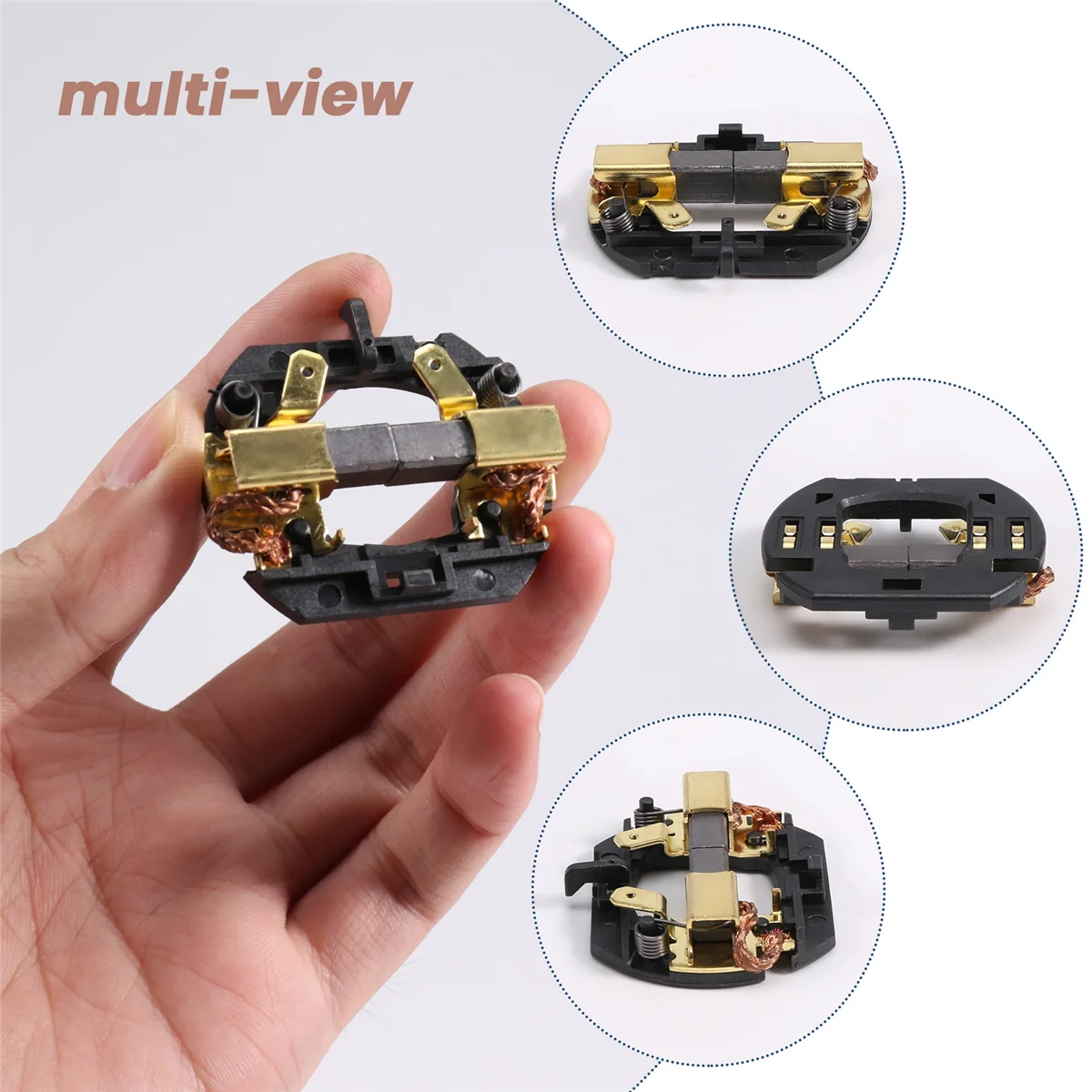 Cordless Drill Carbon Brush Holder with Brushes for DCD730 DCD735 DCD780 DCD785