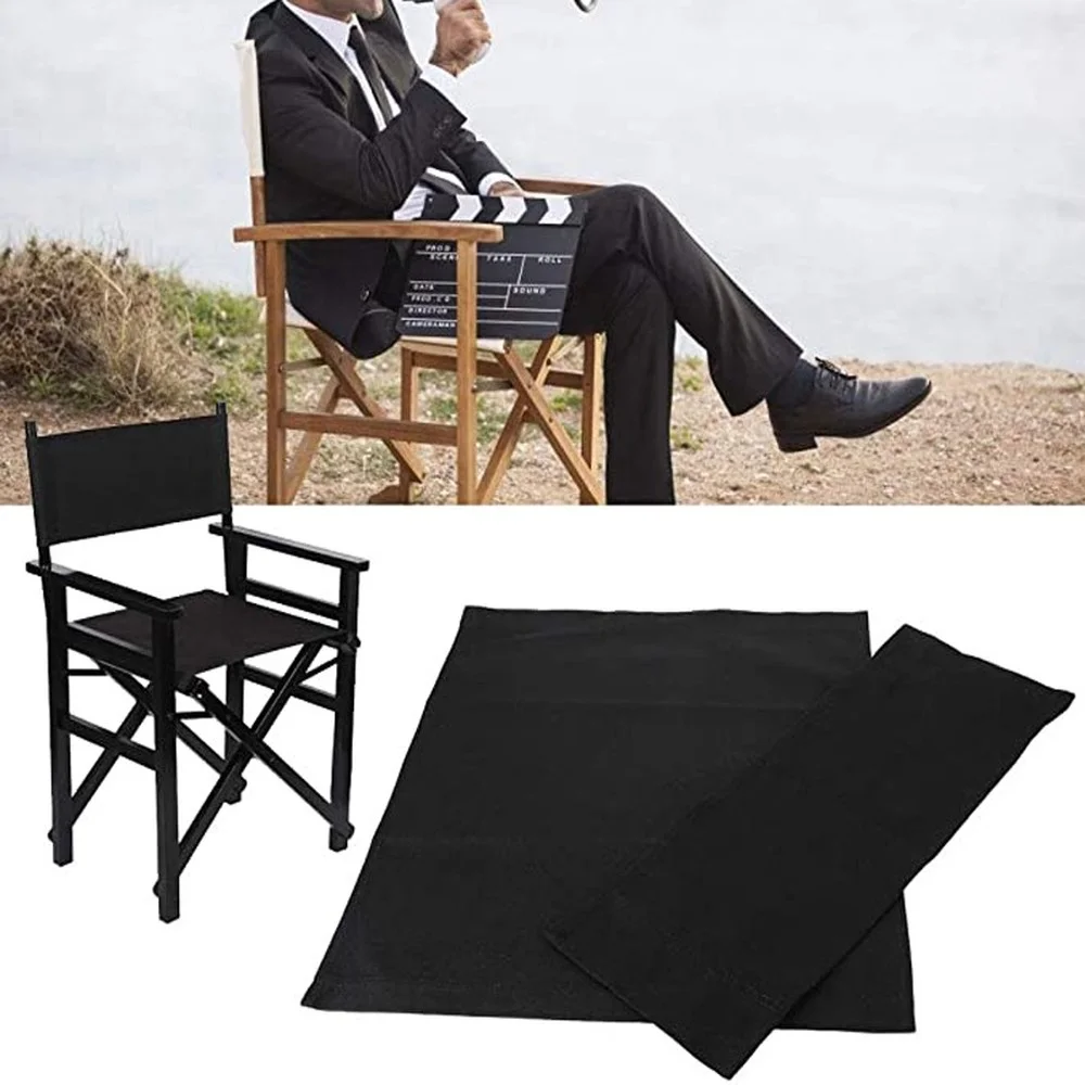 

Director Chair Cloth Cover Leisure Home Director Chair Replacement Canvas Outdoor Fishing Garden Terrace Seat Cover
