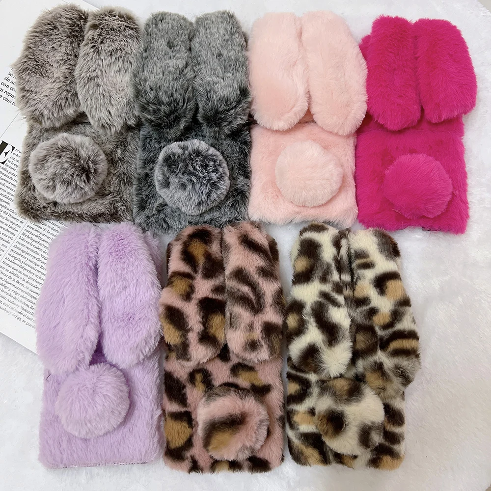 

Милый чехол из кроличьего меха для Samsung Galaxy Z Flip 3 5G Z Flip 3 Fashion Lady Cover для Samsung Galaxy Z-Flip3 5G ZFlip3