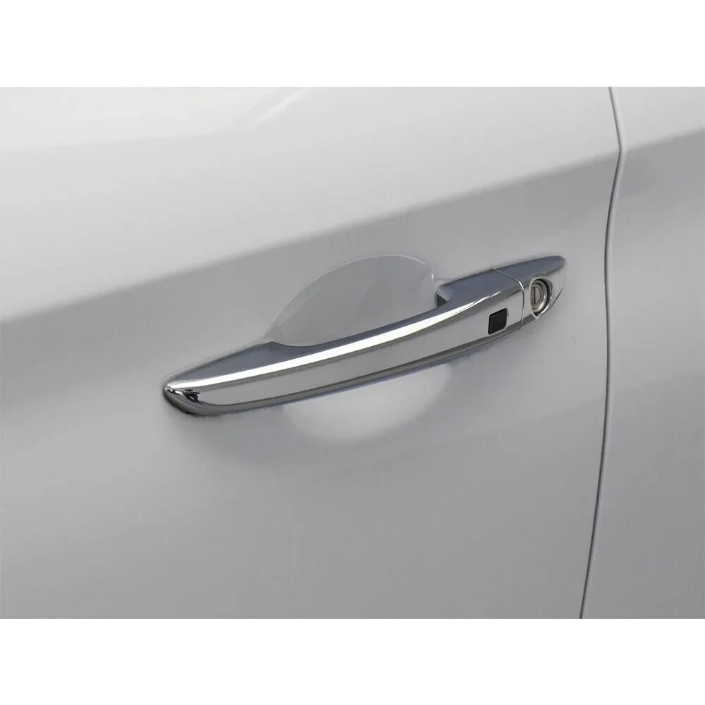 Фото Для Hyundai Sonata 2015 2016 2017 2018 2019 автомобильная наклейка хромированная серебряная внешняя дверная ручка молдинг крышка отделка декоративные аксессуары №3