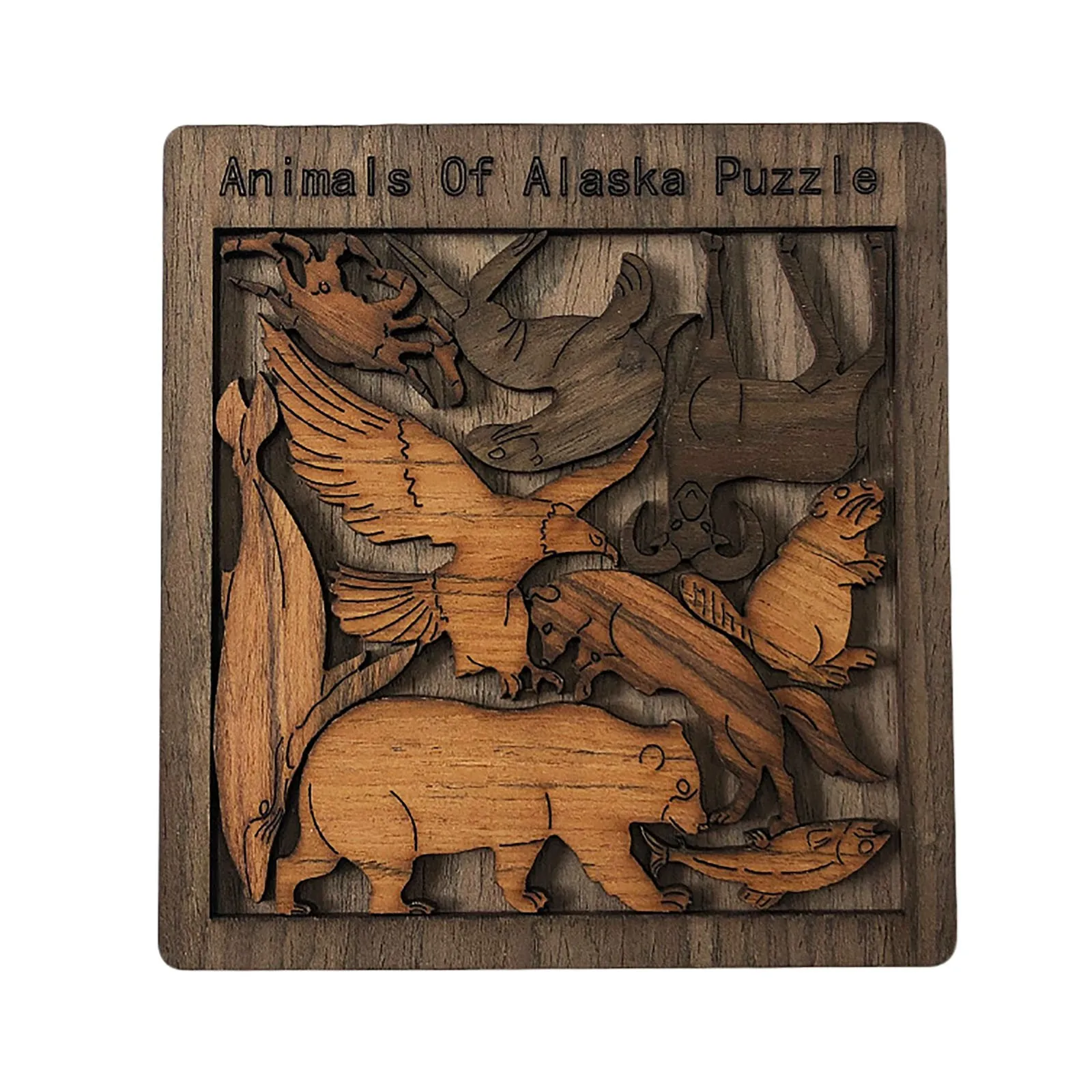 

Of Children Puzzles Give Animal Ability The Gift Wooden Mind-broadening Puzzle Toy Scepter Toy