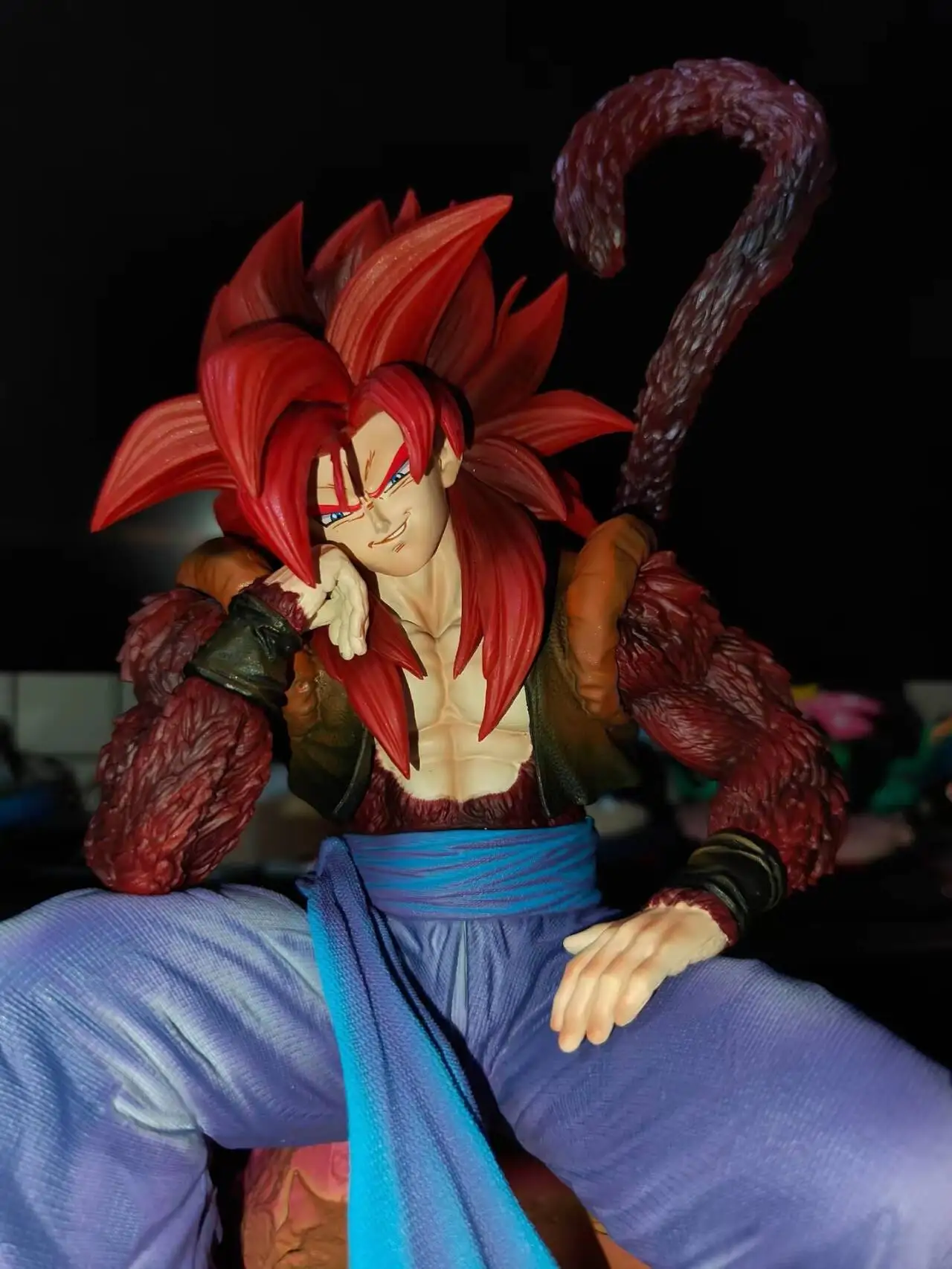 Фото В НАЛИЧИИ: Фигурки JG studio 24 см Dragon Ball Gogeta, фигурки Gogeta ssj4, аниме-фигурки, коллекционные статуэтки из ПВХ, игрушки, подарки. №3