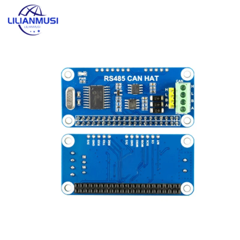 Плата расширения RS485 для Raspberry Pi 4B/3B +/Zero W, может работать с модулем, адаптер MCP2515
