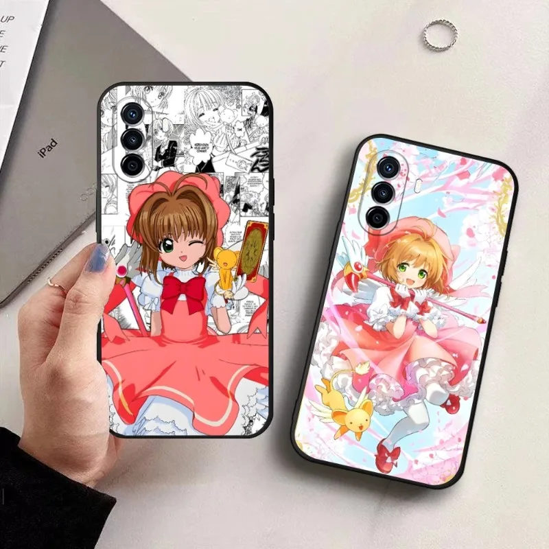 Прозрачный чехол для телефона Cardcaptor Sakura для Huawei P50 P30 P40 Mate 50 40 30 NOVA 10 9 8 Pro Plus, черный мягкий чехол Прозрачный чехол для телефона Cardcaptor Sakura для Huawei P50 P30 P40 Mate 50 40 30 NOVA 10 9 8 Pro Plus, черный мягкий чехол