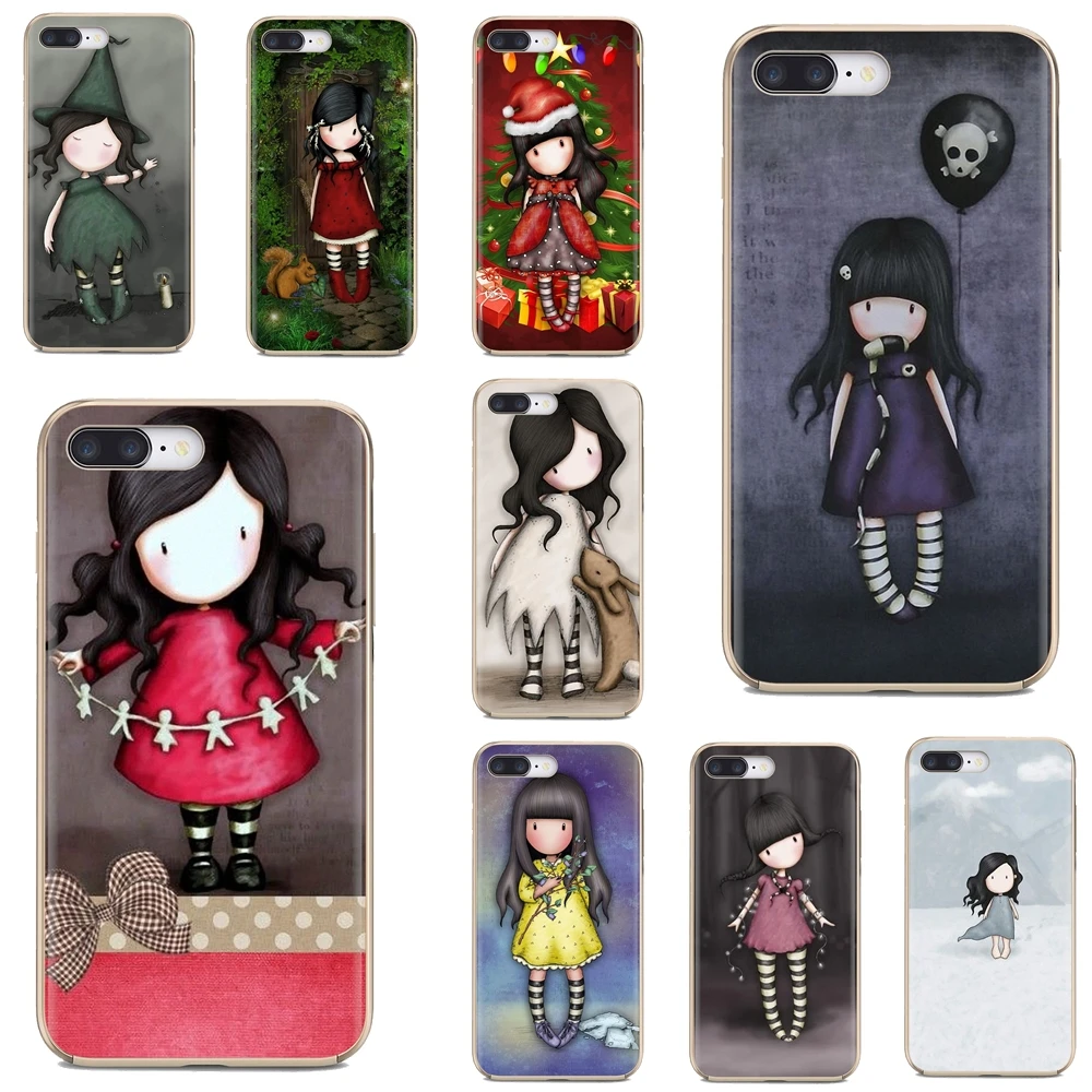 

Cartoon girl Santoro Gorjuss Soft Shell Case For iPhone 10 11 12 13 Mini Pro 4S 5S SE 5C 6 6S 7 8 X XR XS Plus Max 2020