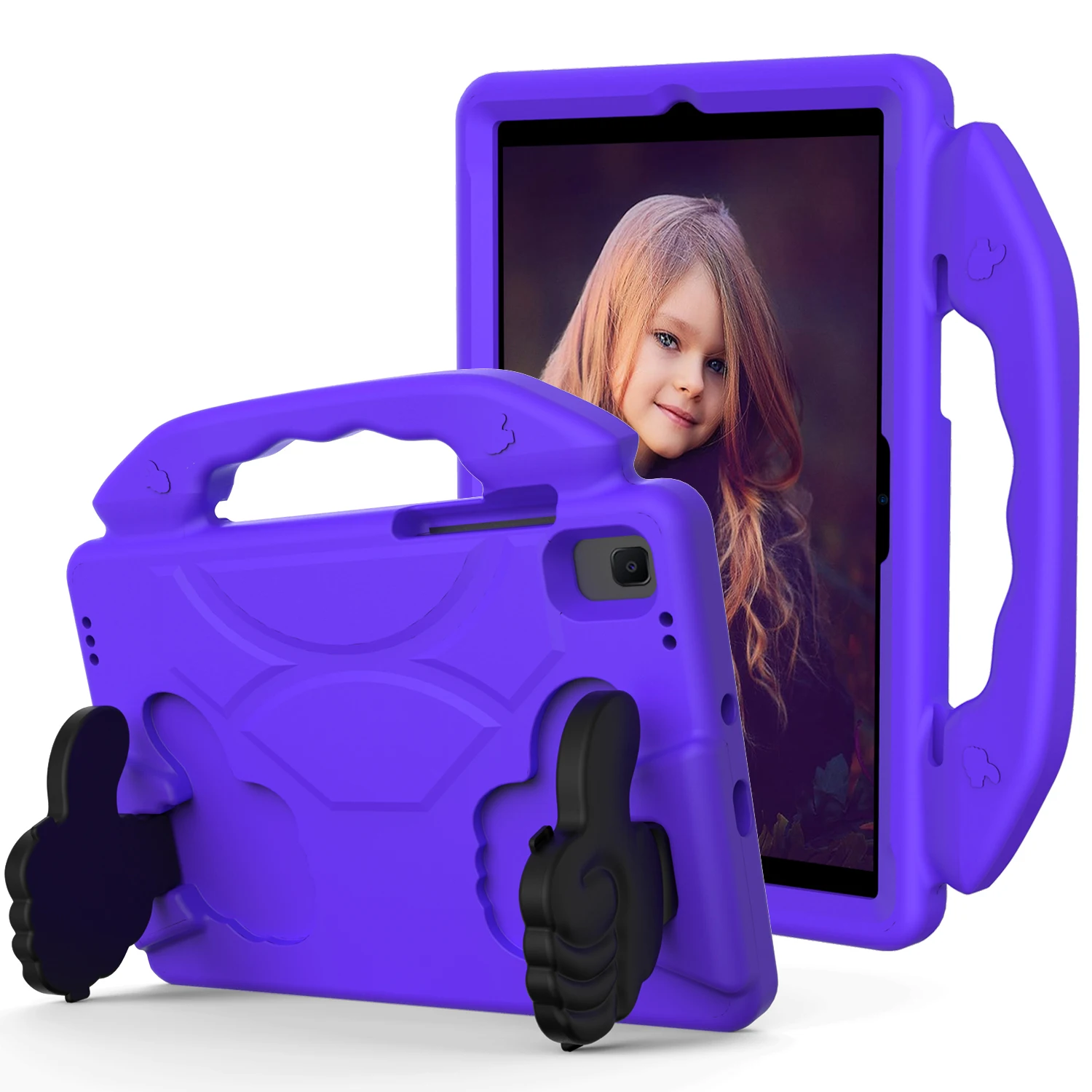 

Kids EVA Stand Cover Case For Samsung Galaxy Tab A8 10.5 2021 SM-X200 SM-X205 X200 X205 Funda 10.5 inch Thumbs Stand Tablet Capa