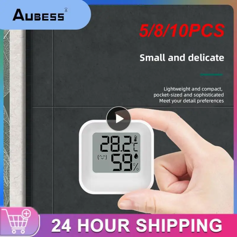 

5/8/10 шт., цифровой гигрометр, термометр