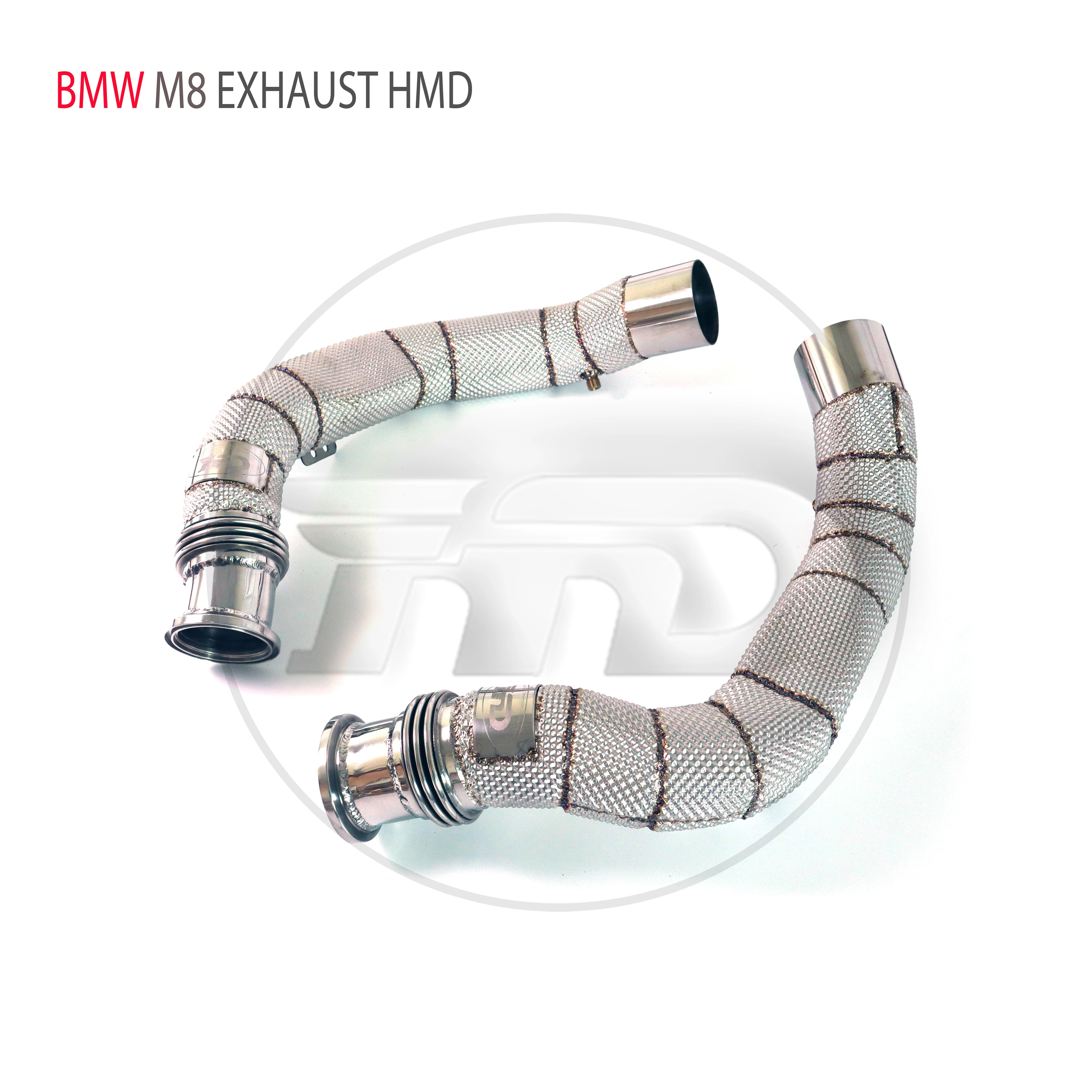 

HMD Exhaust System High Flow Performance Downpipe for BMW M8 without Catalyst Converter Header