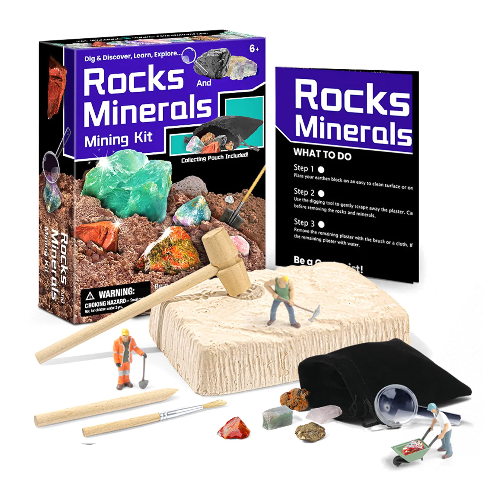 

Gemstone Dig Kit Interesting Gemstone Dig Kit Educational Gemstone Dig Kit Perfect Science Toy Set With Gem Mining Tools For