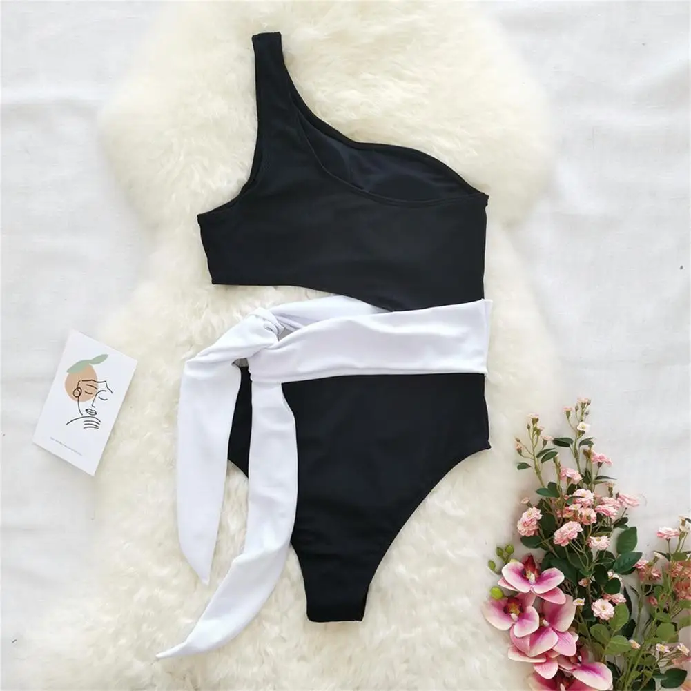 

Длинный срок службы, хороший женский купальник-Бикини на одно плечо, женский купальник, привлекательный купальник для ночного клуба