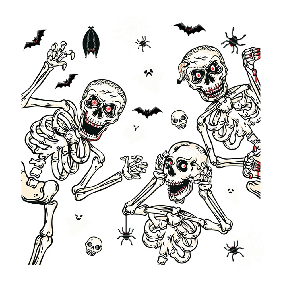 

1 Sheet Replacement Portable Practical Spooky Haunted House Decal Decor Wall Sticker Decal