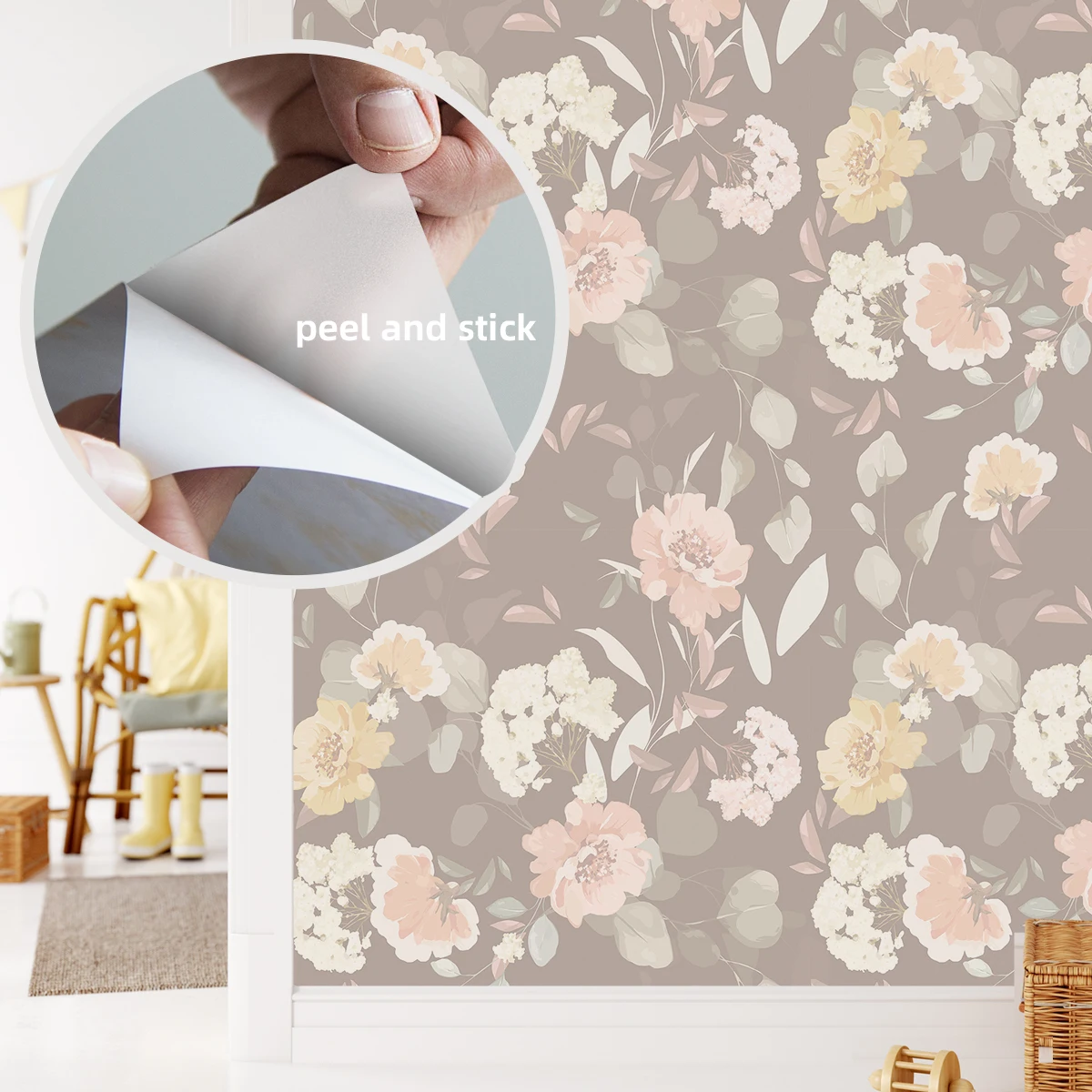 2 шт./комплект водонепроницаемые обои с рисунком и узором