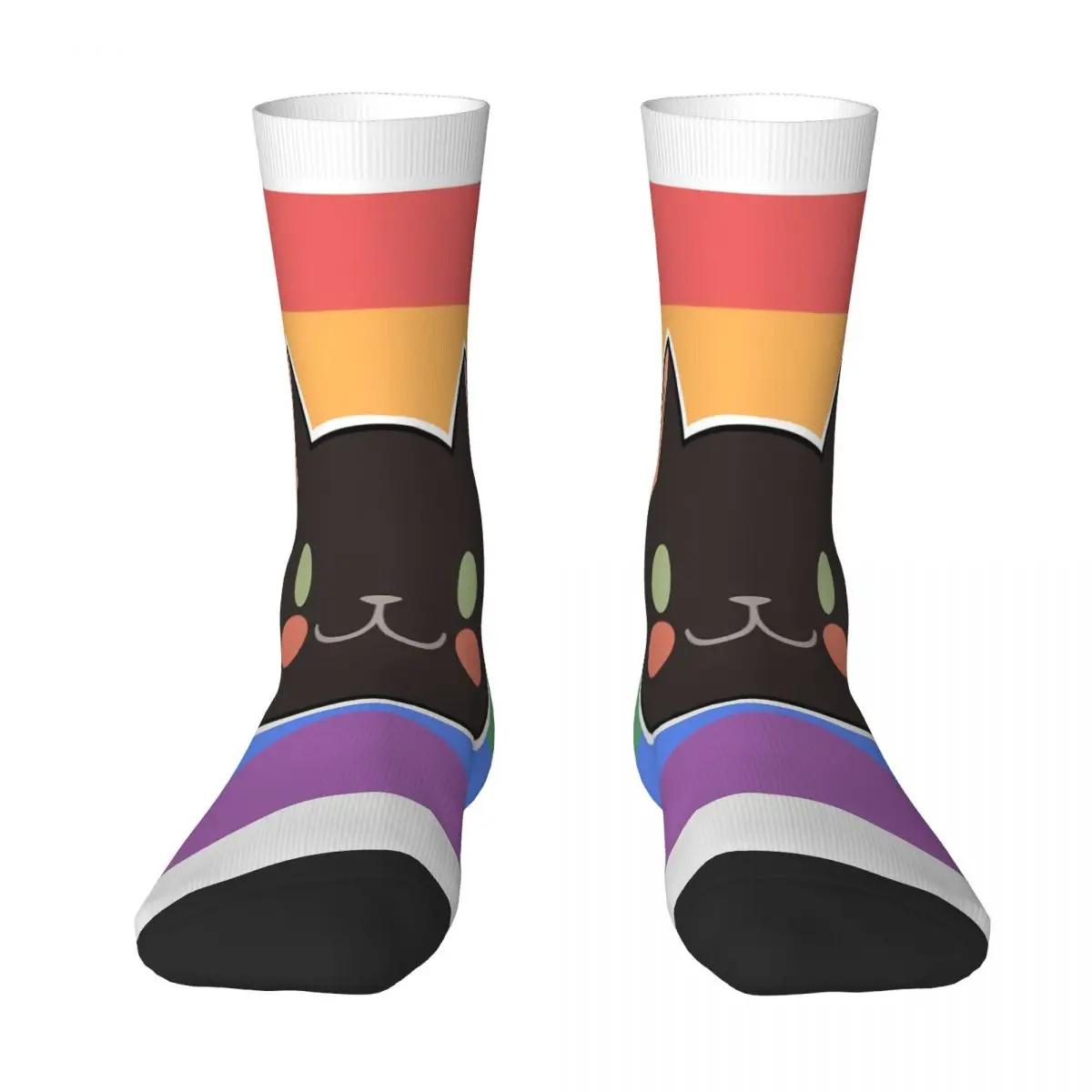 LGBT Pride Rainbow Socks Male Mens Women Spring Stockings Printed