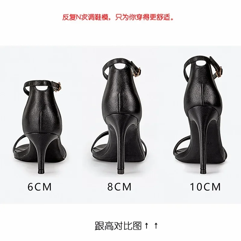 Женские сандалии Серебристые на высоком каблуке кожаные туфли-лодочки с