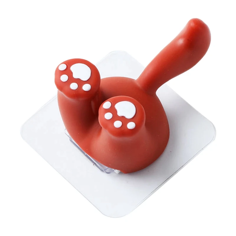 

Animal Tail Toothbrush Toothpaste Shelves Wall Rack Storage Holders Hanging Cartoon Children Brush Teeth Bathroom