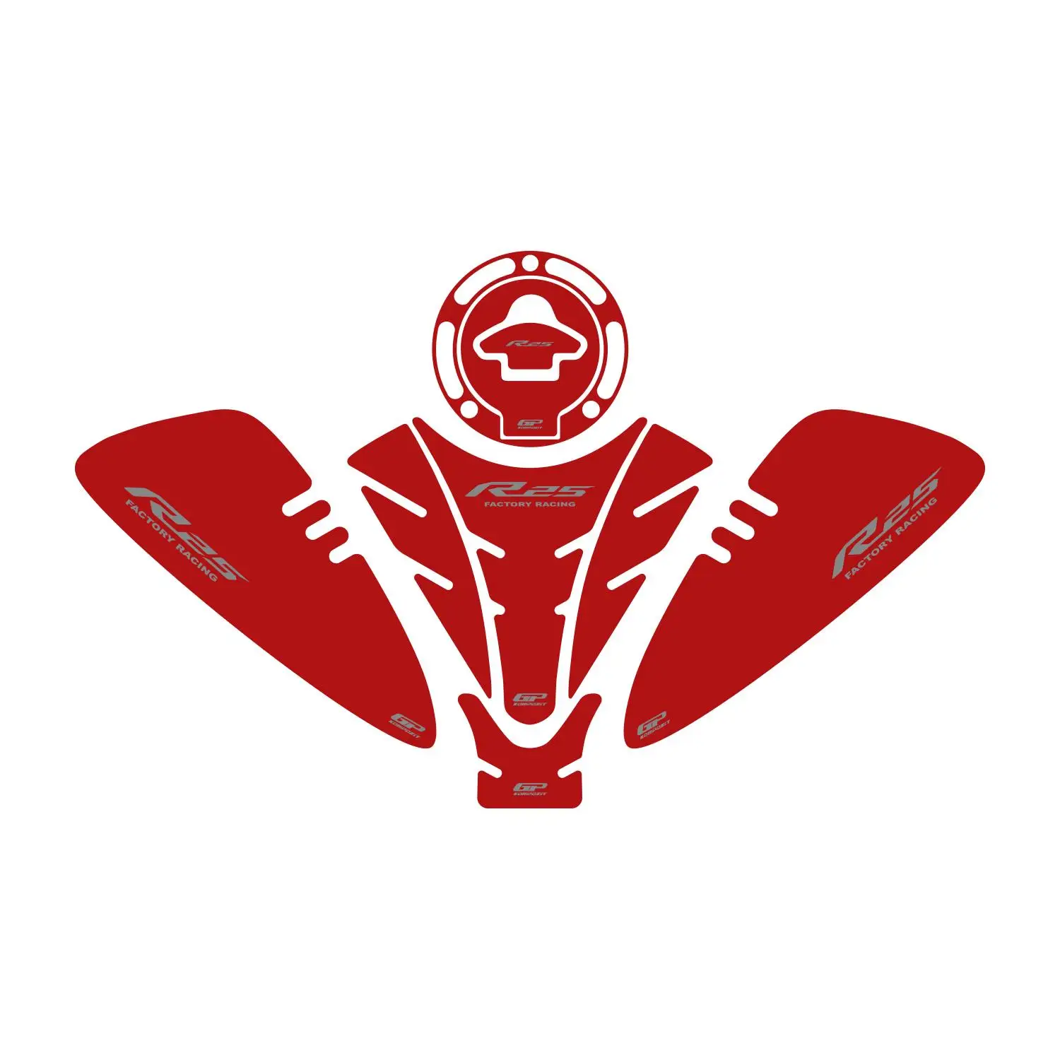 

GP composite For R25-Compatible Tank Pad Set Red