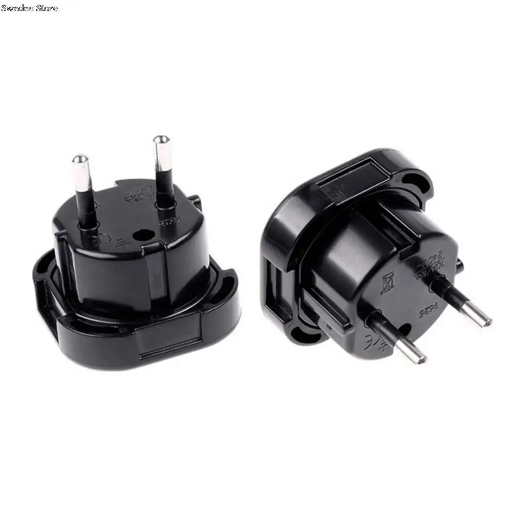 

1pc UK To EU Europe European Universal Travel Charger Adapter Plug Converter 2 PiN Wall Plug Socket