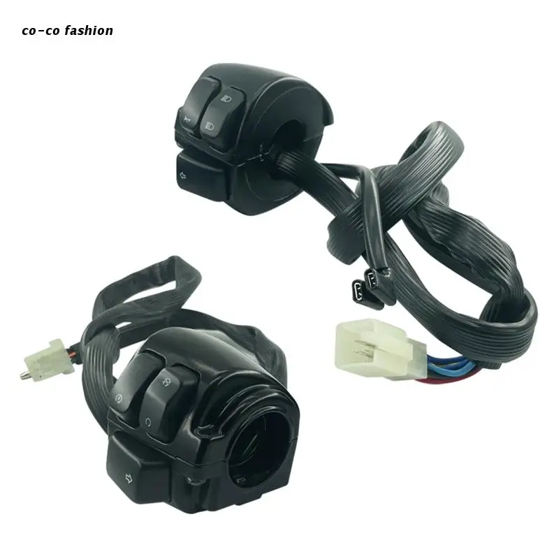 

517B Horn Button Turn Signal Light Start Handlebar Controller Switch for XL883 25mm