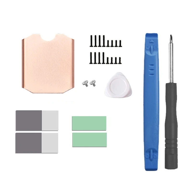 

Heat Sink for Steam Deck M.2 2230 SSD SSD Heatsink with Thermal Silicone Pad Dropship