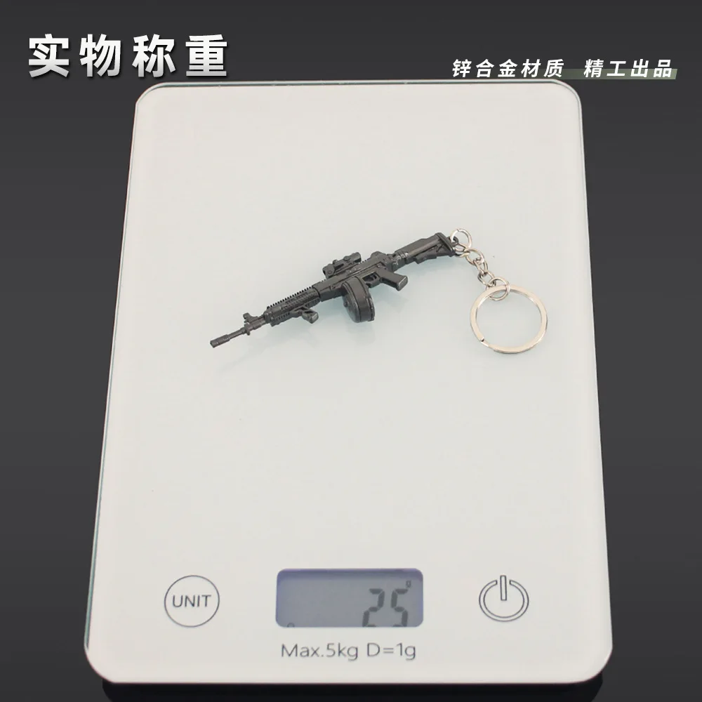 Фото 9 см Arena Breakout Gun брелки Mini T03 M110 модель винтовки кулон коллекция металлические аксессуары игровая периферия брелок подарки №5