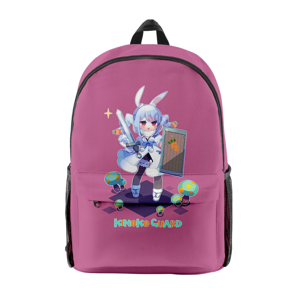 

Trendy HOLOLIVE VTuber Usada Pekora pupil Bookbag Notebook Backpacks 3D Print Oxford Waterproof Boys/Girls Travel Backpacks
