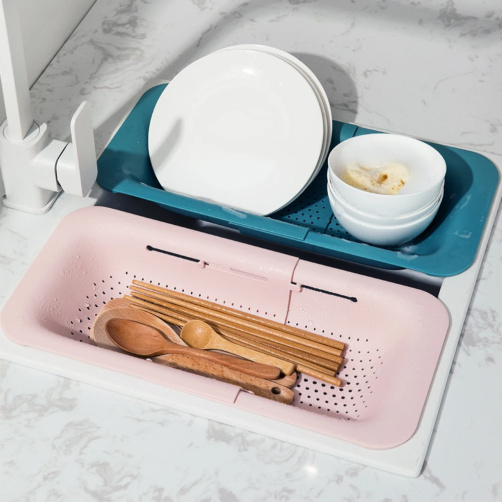 

Kitchen Sink Strainer Basket Drying Rack with Drainboard Drainer Kitchen Light Duty Countertop Utensil Organizer Storage