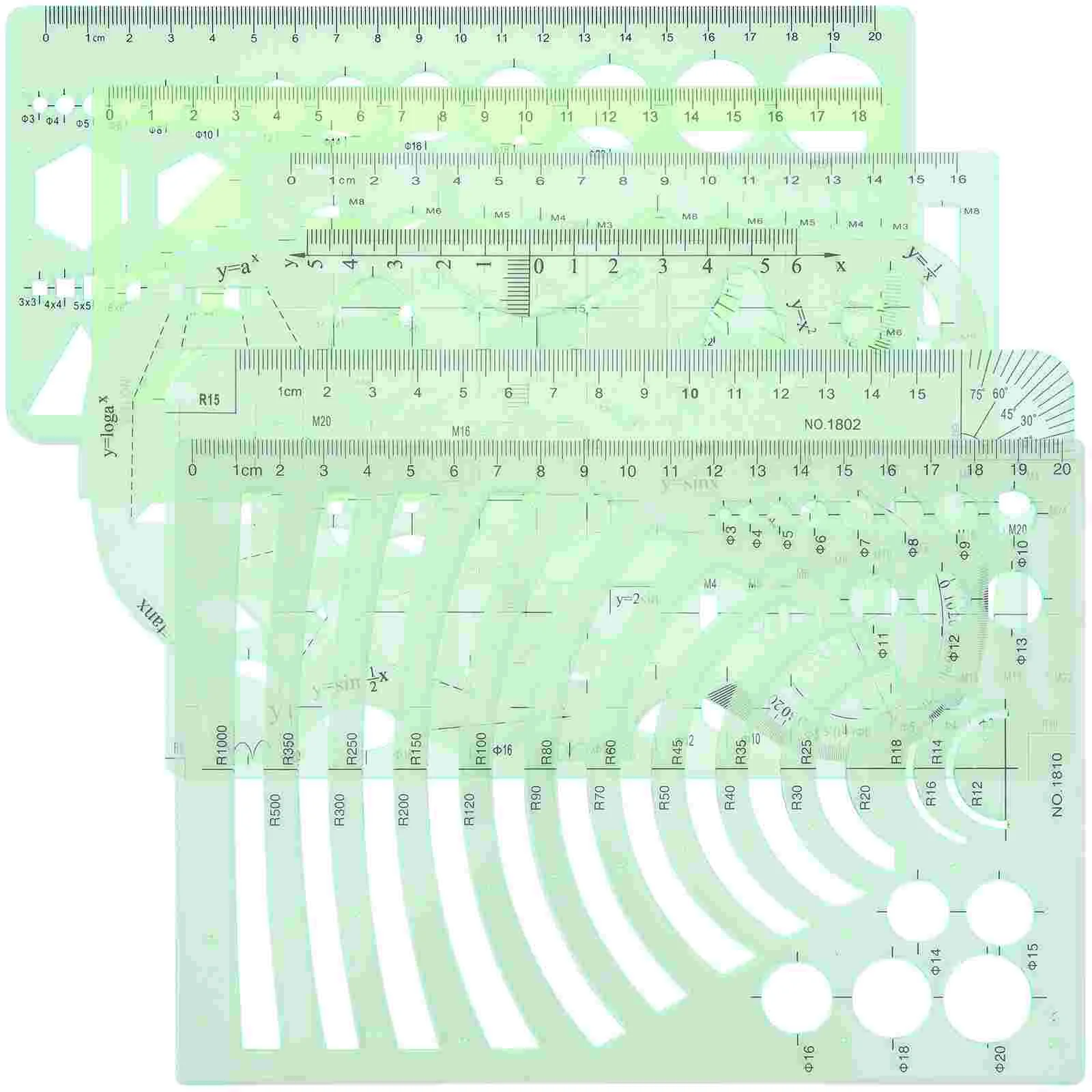 

Drawing Template Ruler Geometry Geometric Stencils Painting Drafting Architect Scale Circle Furniture Tools