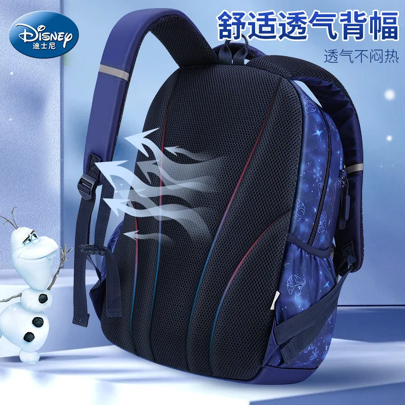 2022 New High quality Luxury Large capacity Multi functional Disney Student Bag, Dream Ice and Snow Series Disney Girl Backpack