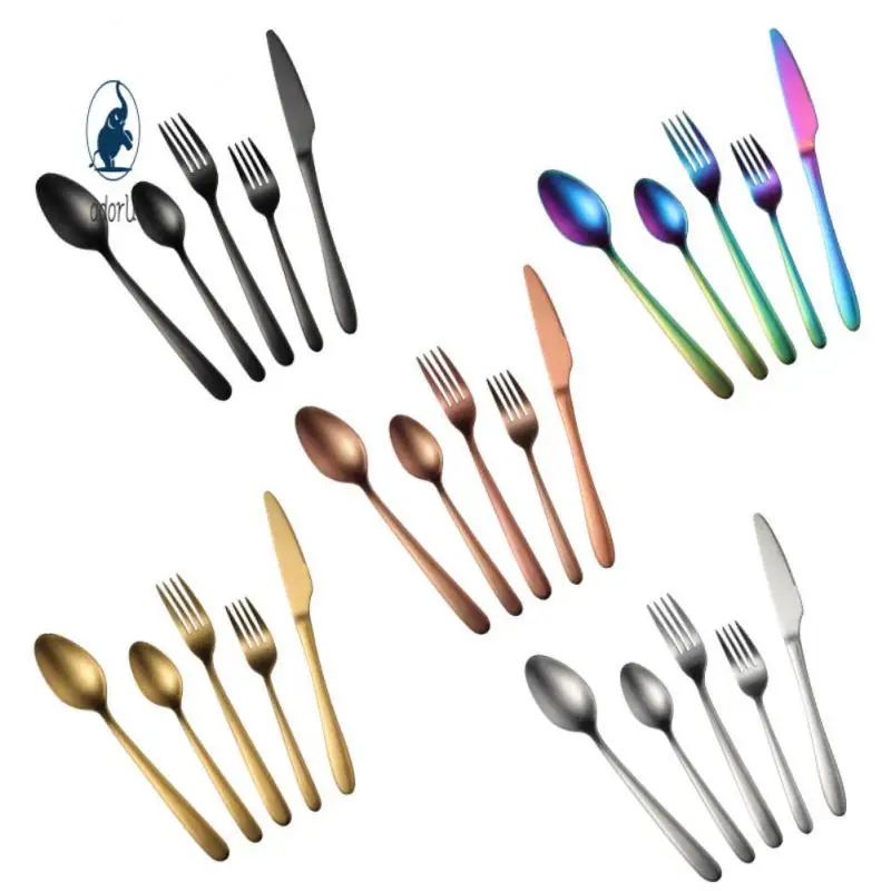 

Travel Camping Cutlery Set Portable Tableware Stainless Steel Chopsticks Spoon Fork Steak Knife with Storage Case