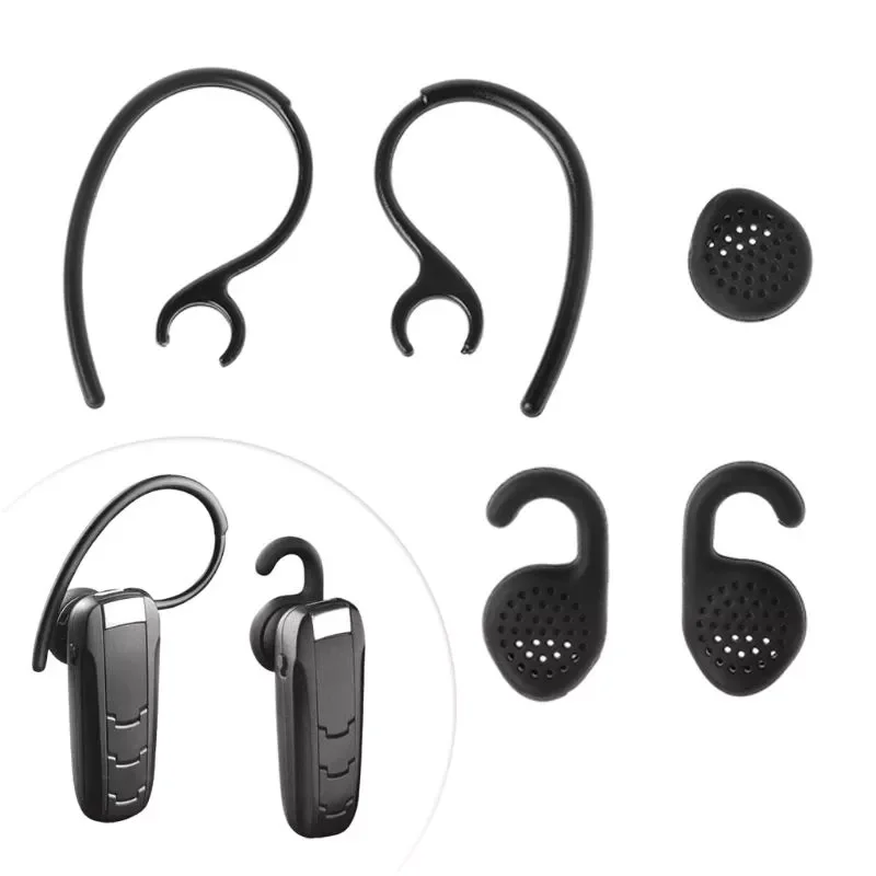 

New 3Pcs Ear Bud Gel Earbud Tip And 2Pcs Ear Hook Loop For Jabra EXTREME 2 /EXTREME Black Accessories
