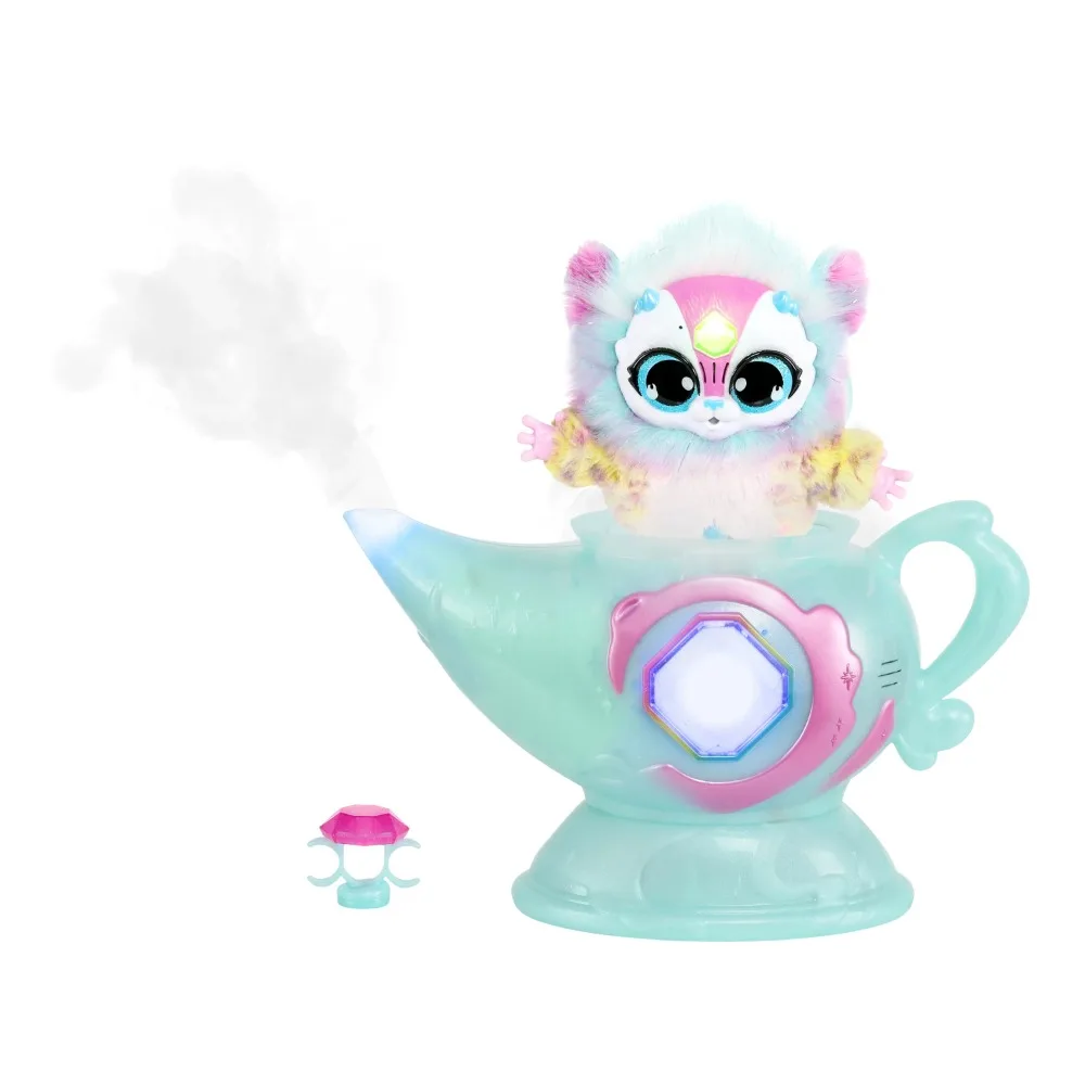 

Magic Mixies Magic Genie Lamp with Interactive 8 inch Rainbow Magic Plush, Ages 5+