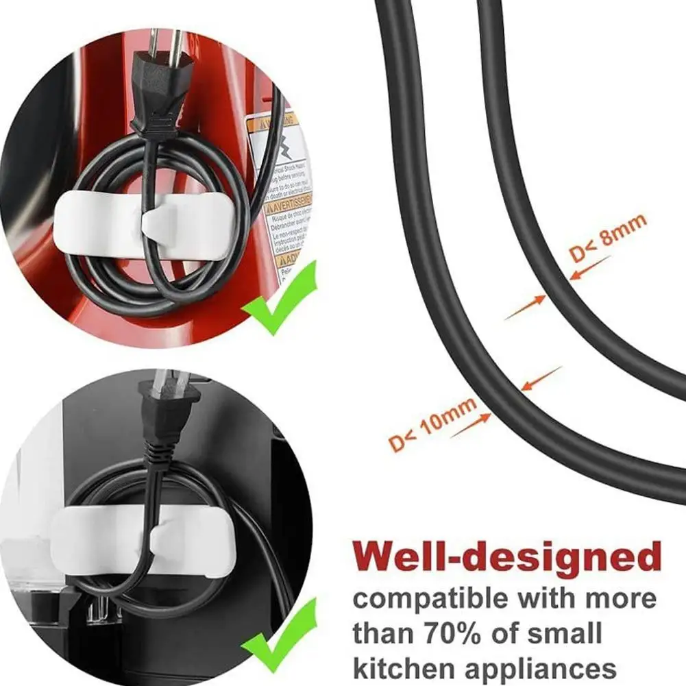 Настольный органайзер для кабеля намотка зажимы регулируемый держатель с