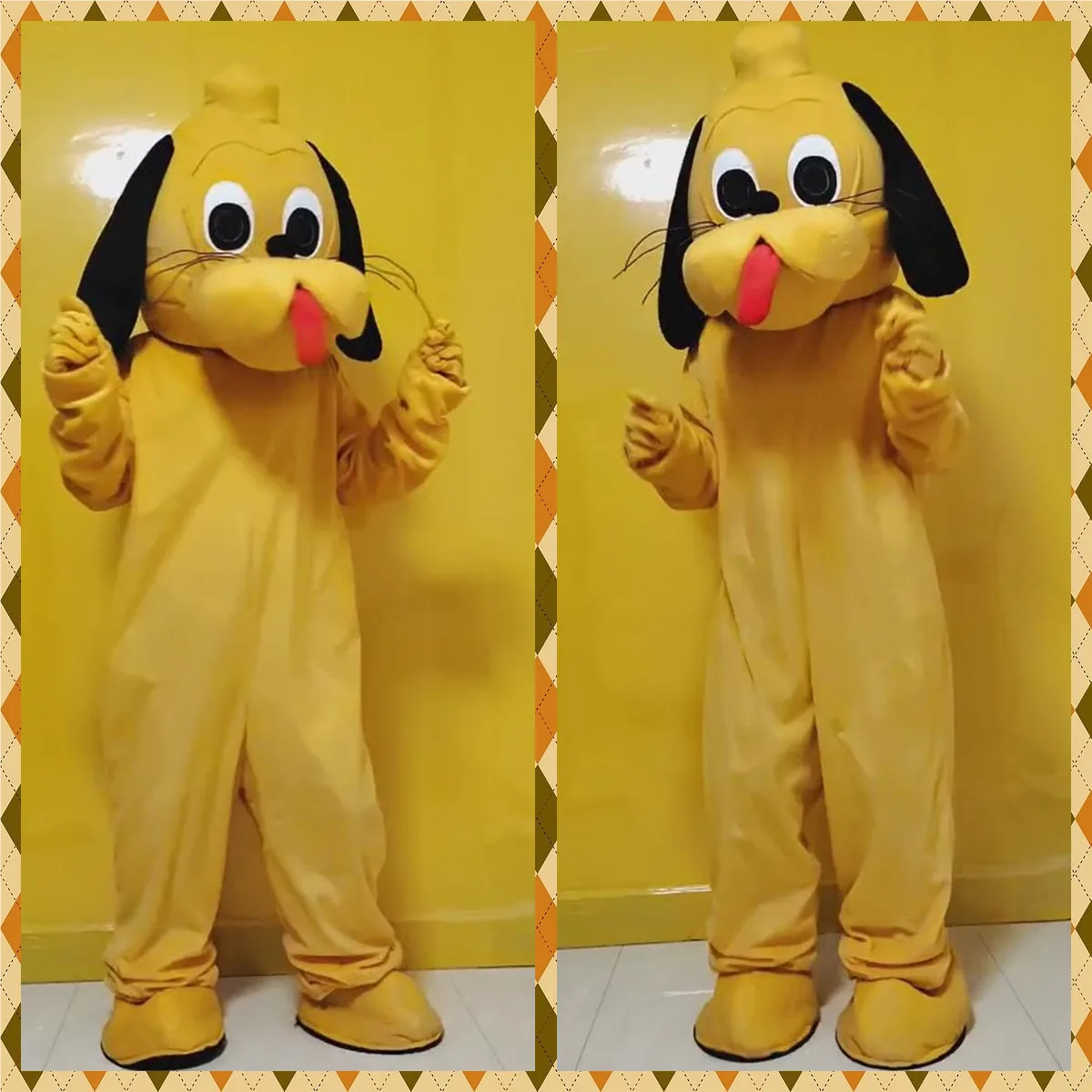 

cartoon dog mickey mouse mascot costume cosplay Donald duck mascot fancy dress character carnival christmas celebration animal