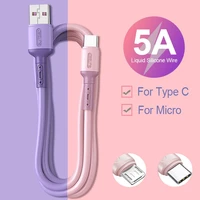 5a usb type c cable for xiaomi 12 samsung s21 s20 huawei mobile phone fast charge usb c cable type c micro data charger wires